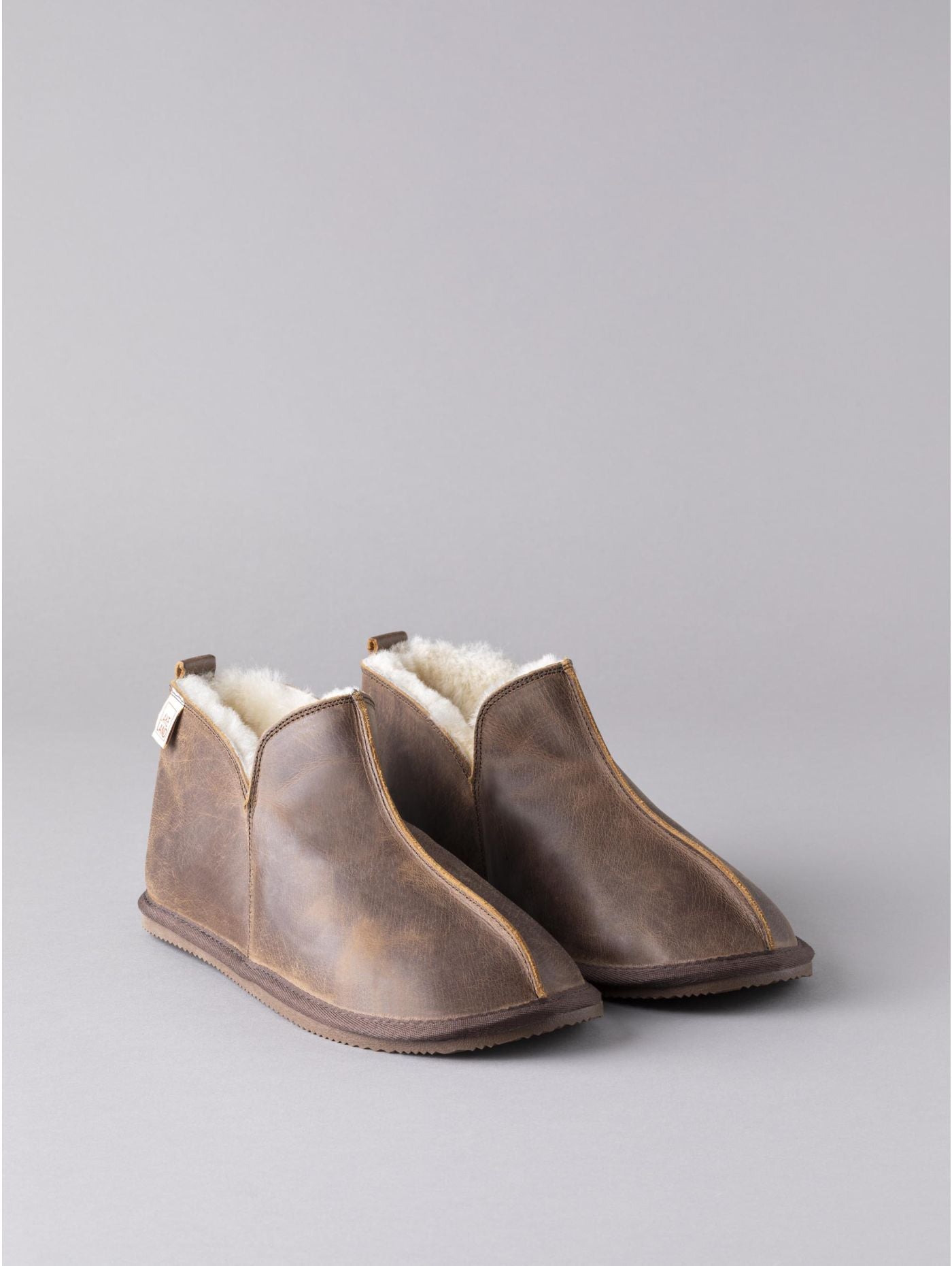 Leather Slipper Boot