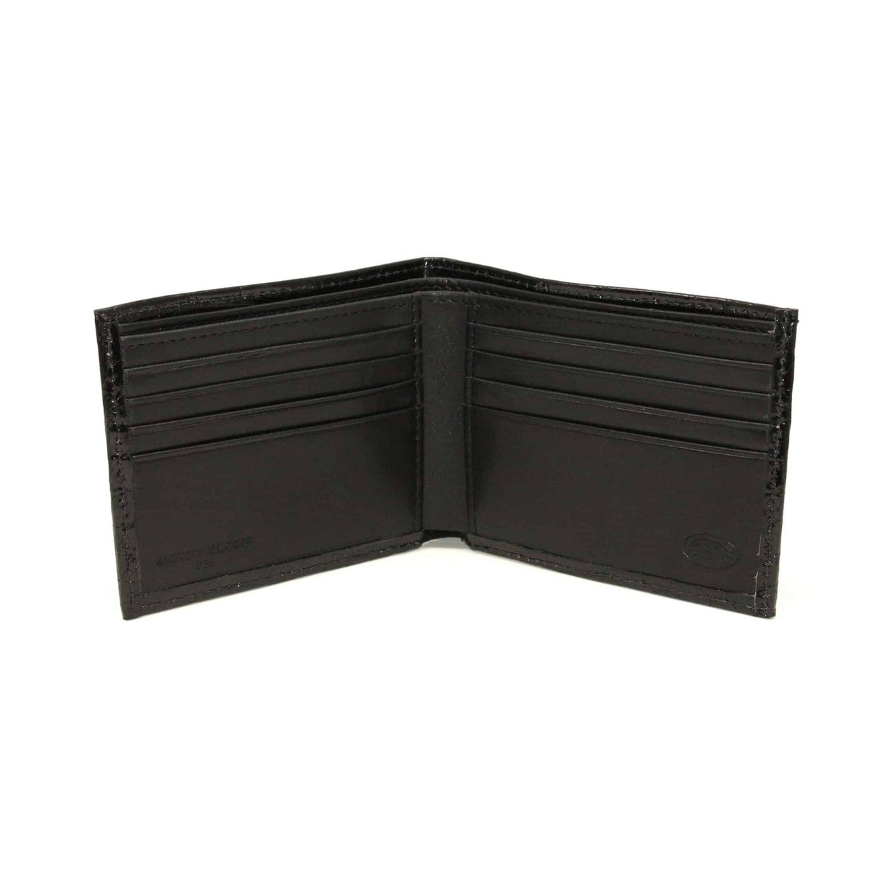 Genuine Alligator Billfold Wallet - Black